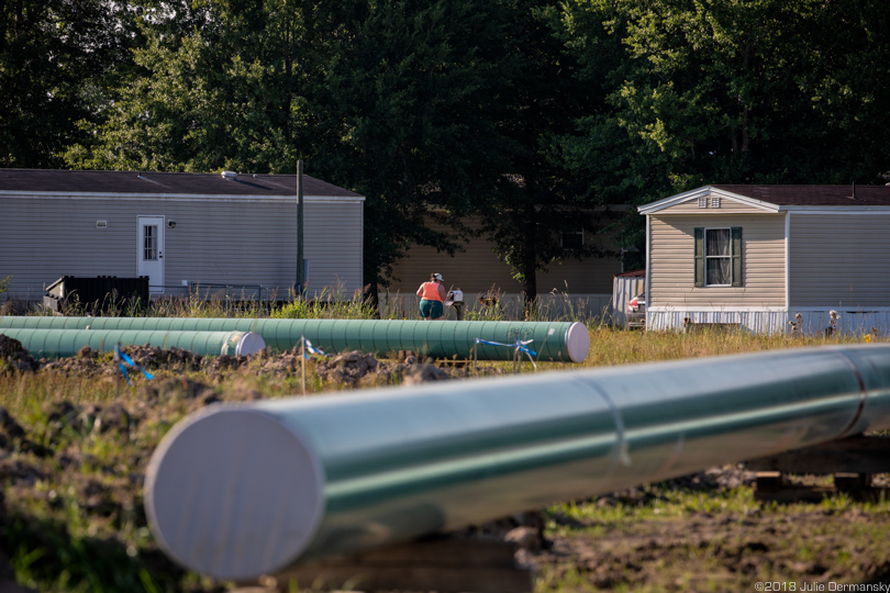 Bayou Bridge pipeline construction site