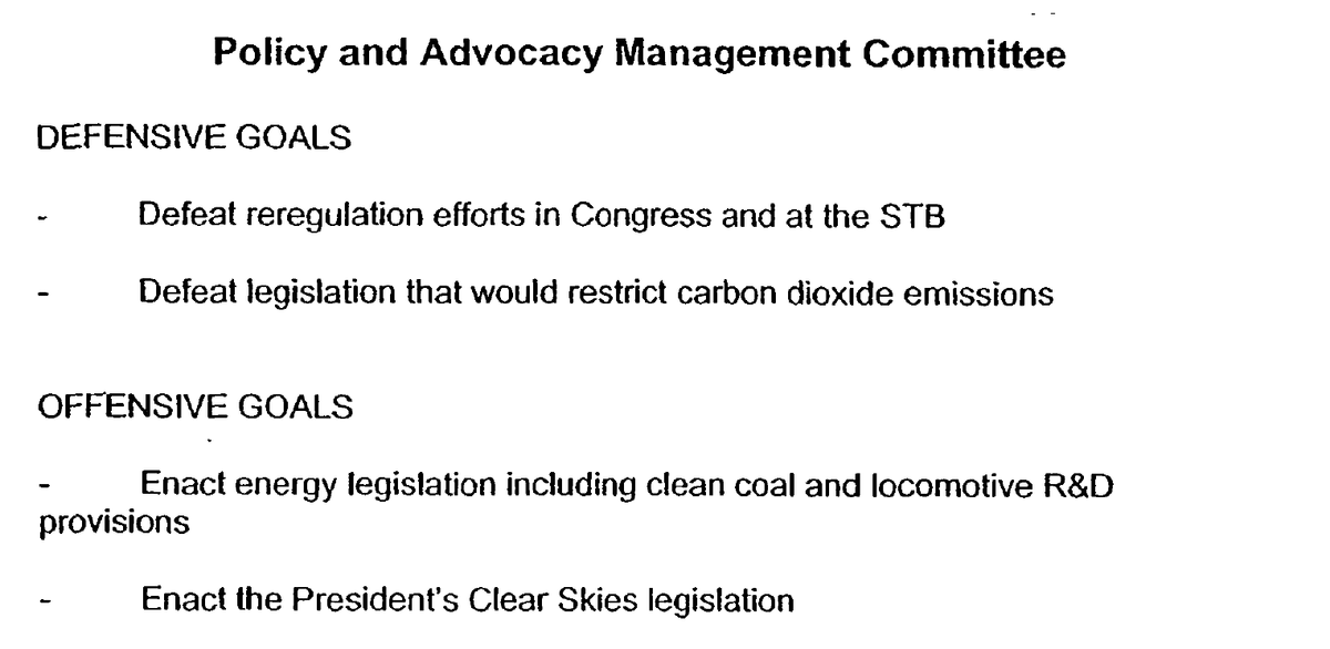 AAR 2005 Clean Coal Policy Agenda