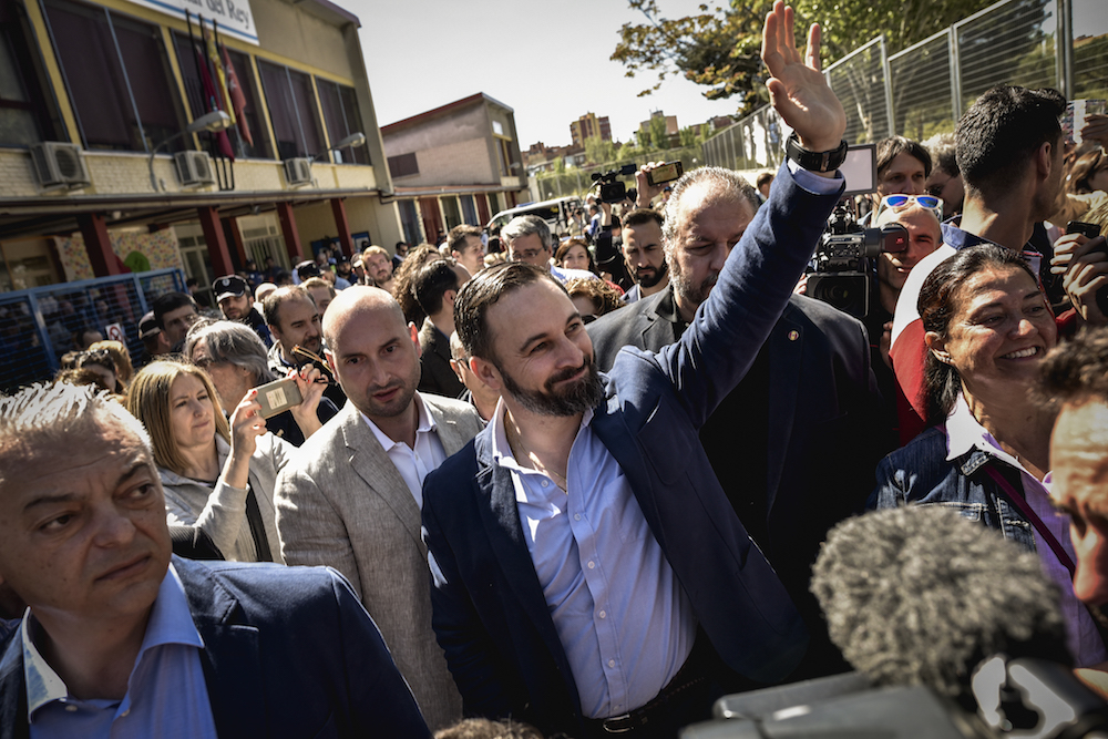 Vox president Santiago Abascal