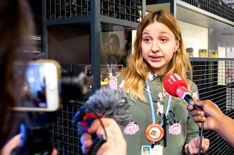 Poland campaigner at COP24