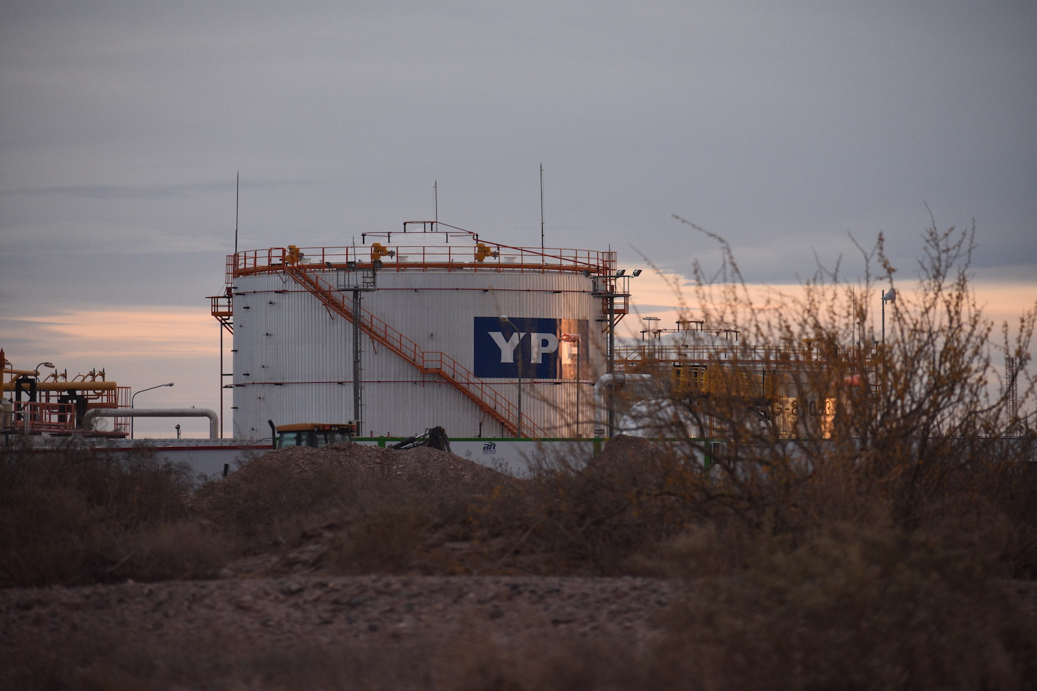 YPF storage tank