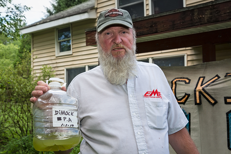 Ray Kemble in Dimock, Pennsylvania