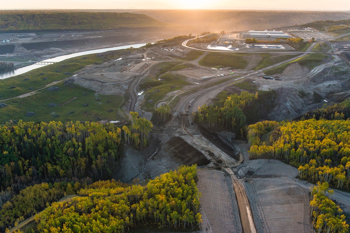 Site C dam construction