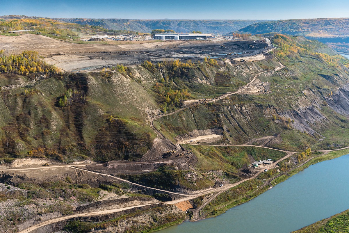 Construction on Site C dam