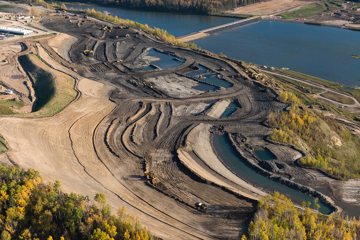 Site C dam construction