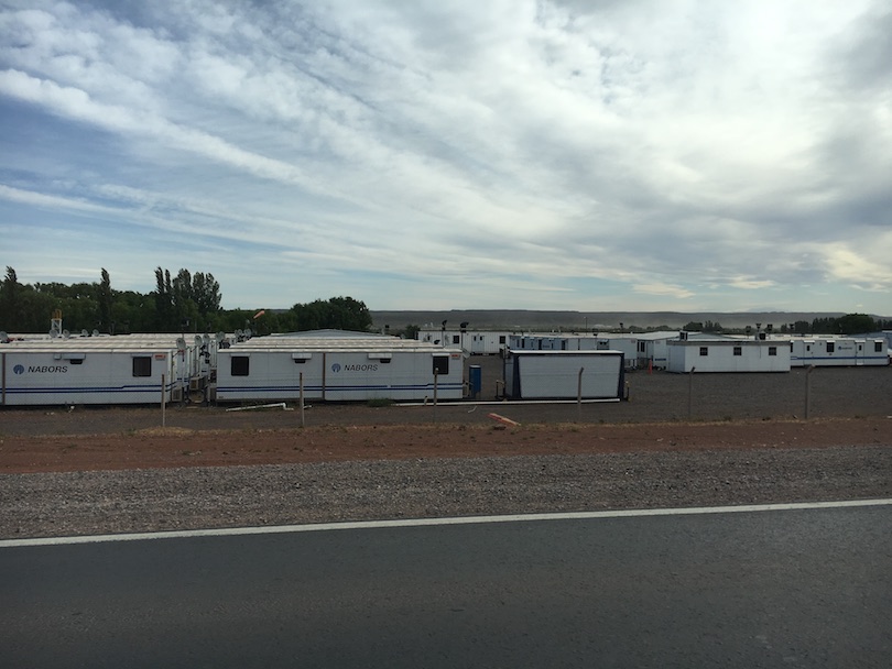 Man camp near Añelo, Argentina, set up for the Vaca Muerta shale industry