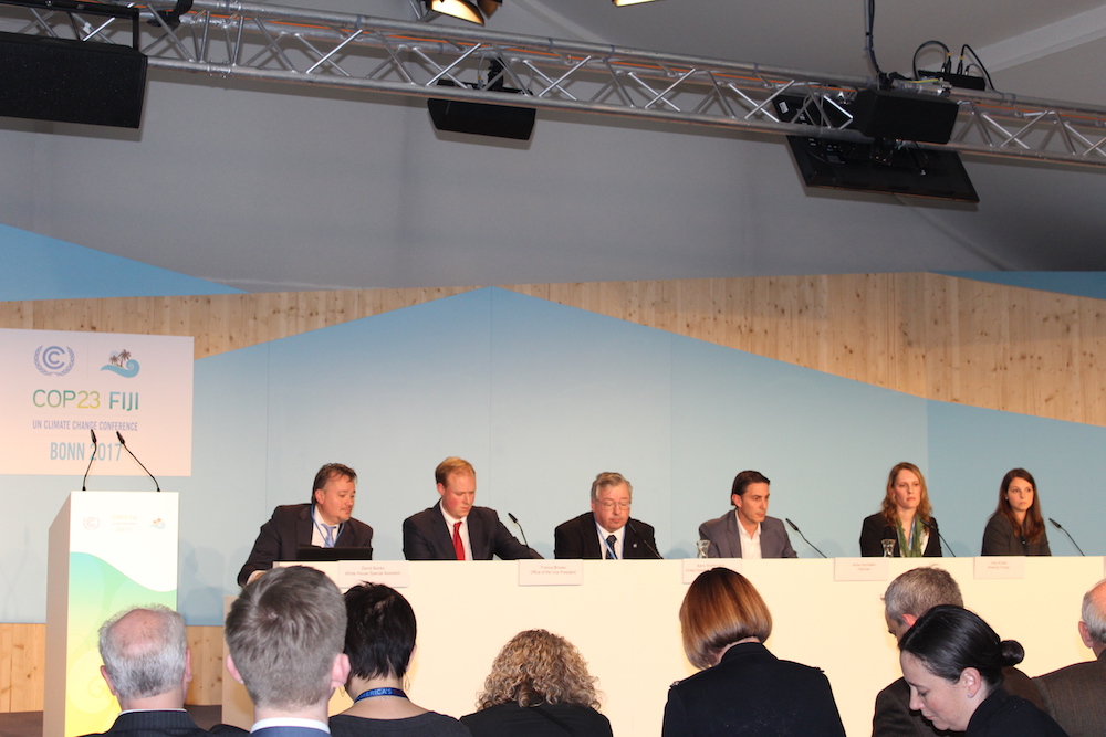 Speakers at the U.S. COP23 side event on fossil fuels and nuclear power