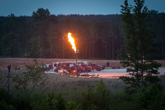 Natural gas flare