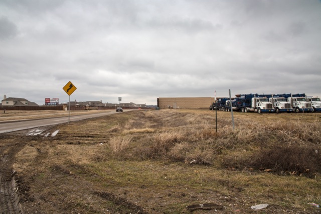 EagleRide Energy site next to residential area.