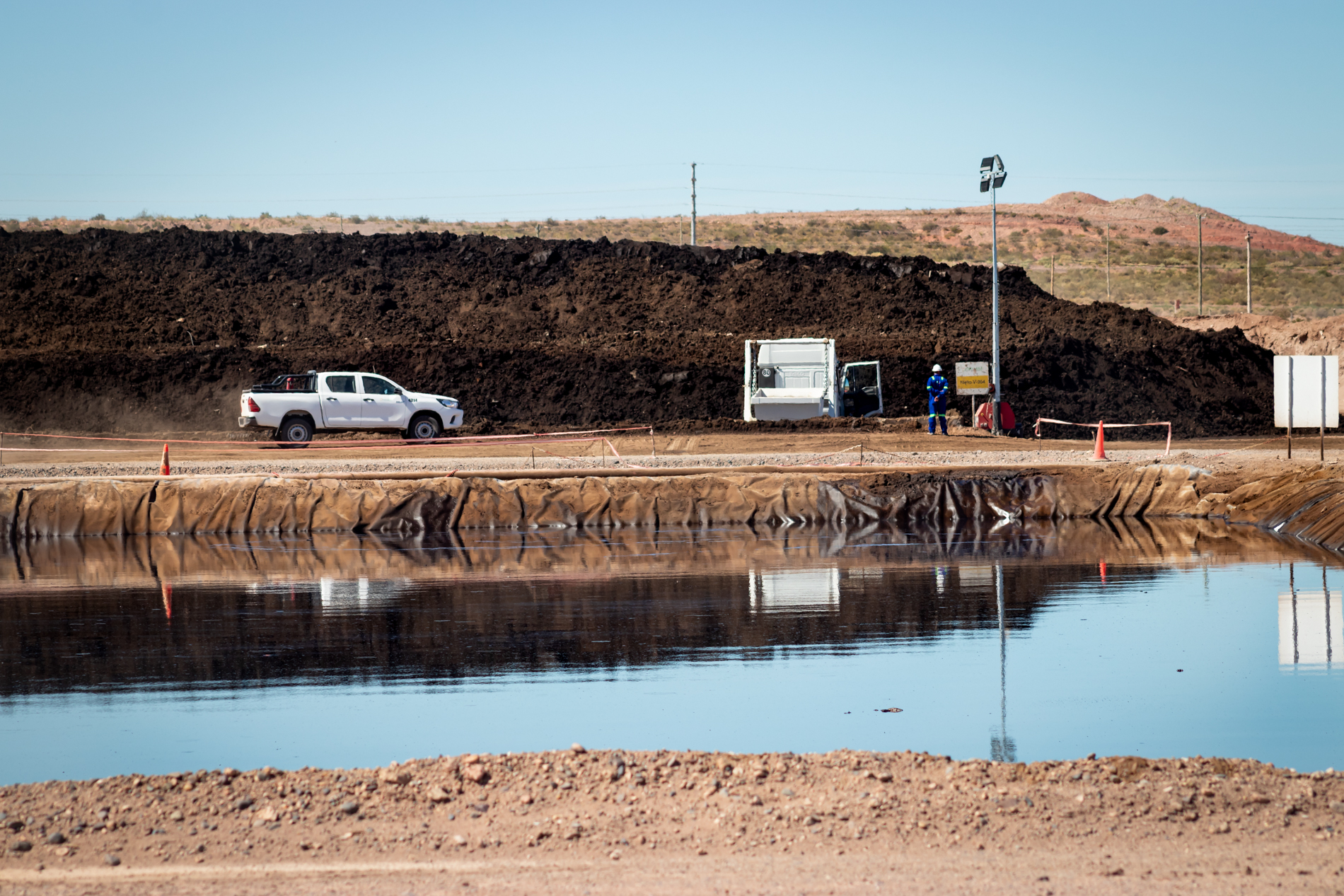 The Treater oil and gas waste storage and treatment facility in Añelo, Argentina