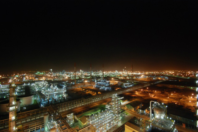 Jamnagar petrochemical complex in Gujarat