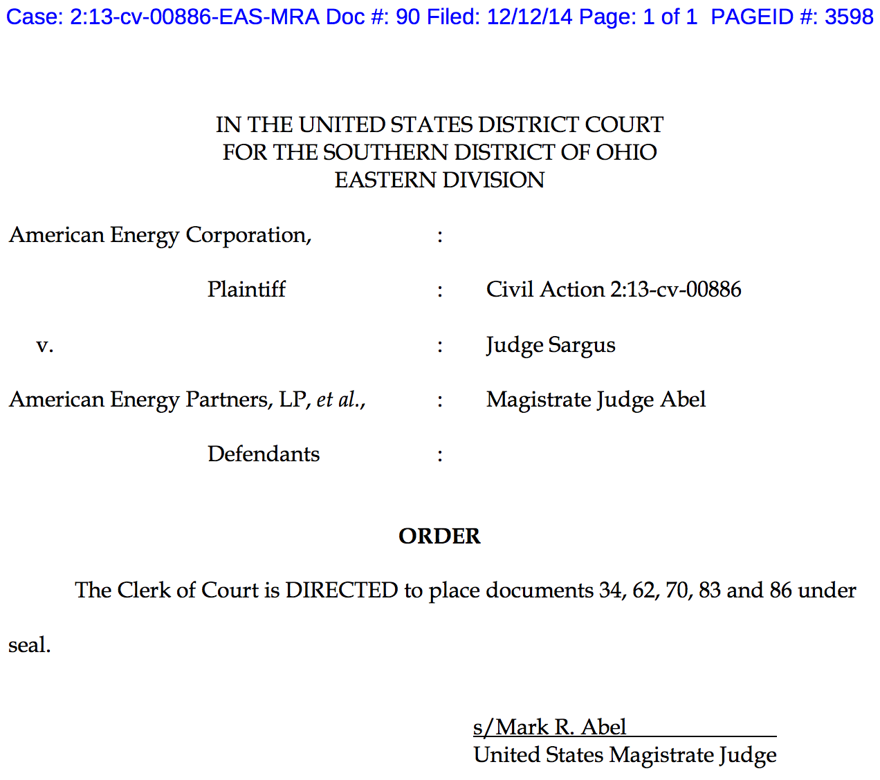 Motion to Seal Murray v. McClendon Court Records