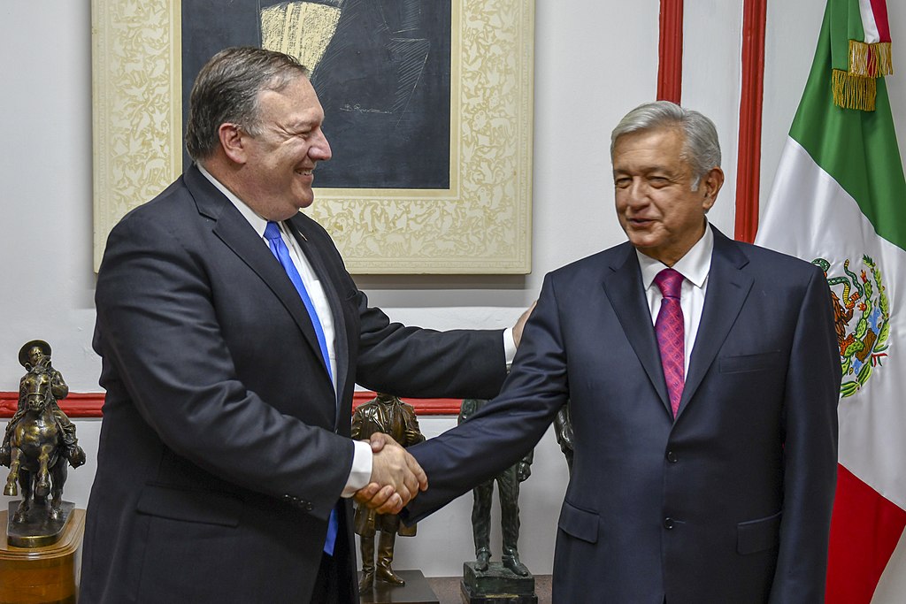 Sec of State Michael Pompeo meets with Mexican President-elect Andrew Manuel Lopez Obrador