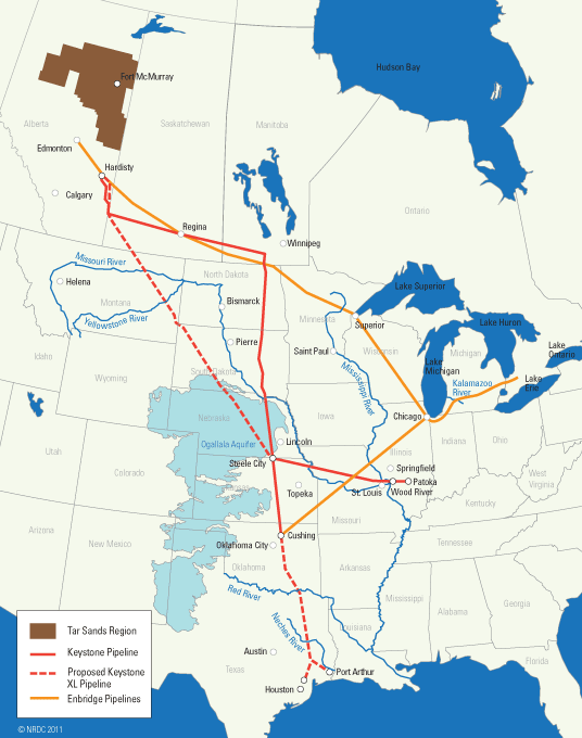 NRDC Tar Sands DilBit Pipelines