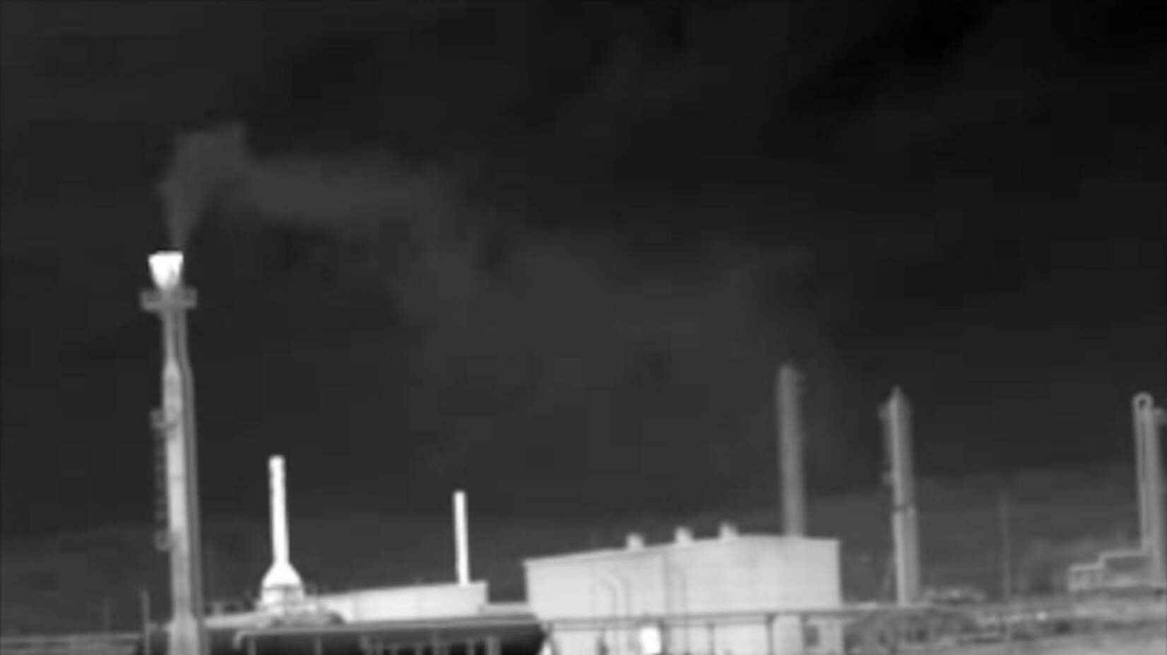 Flare at Bluestone Natural Gas Processing Facility in Pennsylvania