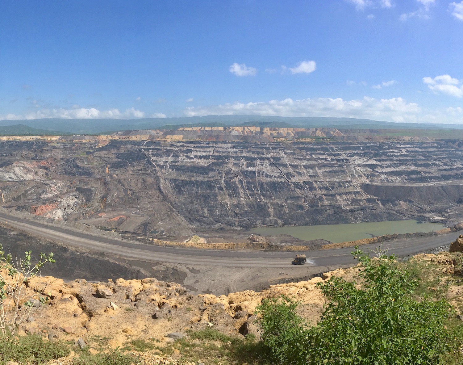 Cerrjon open-pit coal mine in Colombia