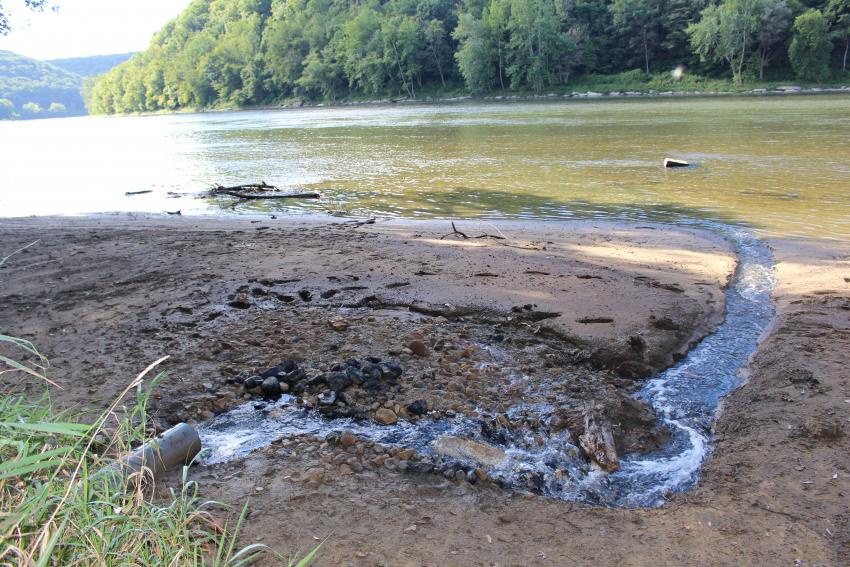 Oil and gas wastewater discharged into a Pennsylvania stream