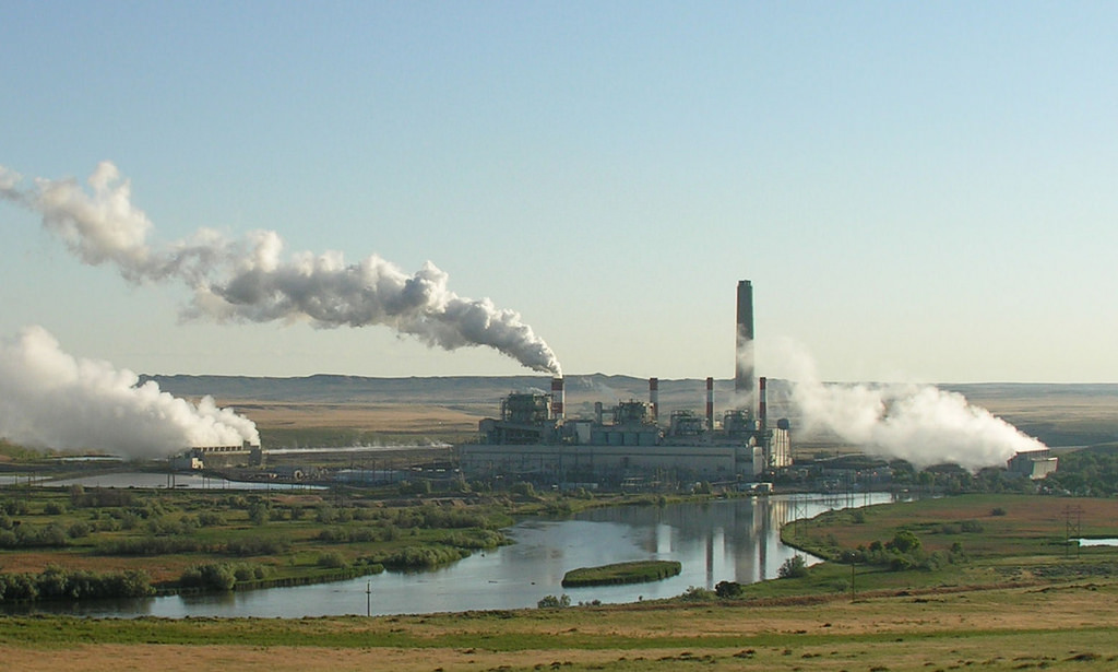 Coal plant in central Wyoming