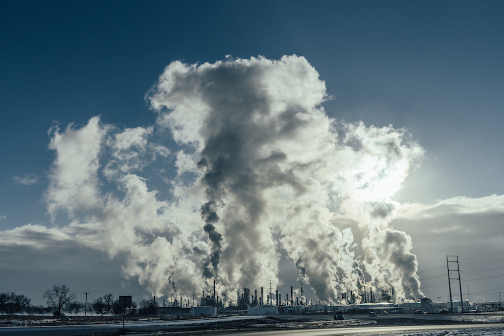 Pine Bend oil refinery in Minnesota