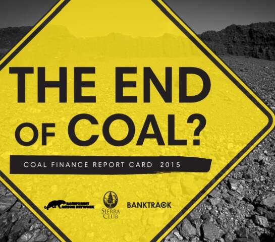 Cover of a report 'The End of Coal?'