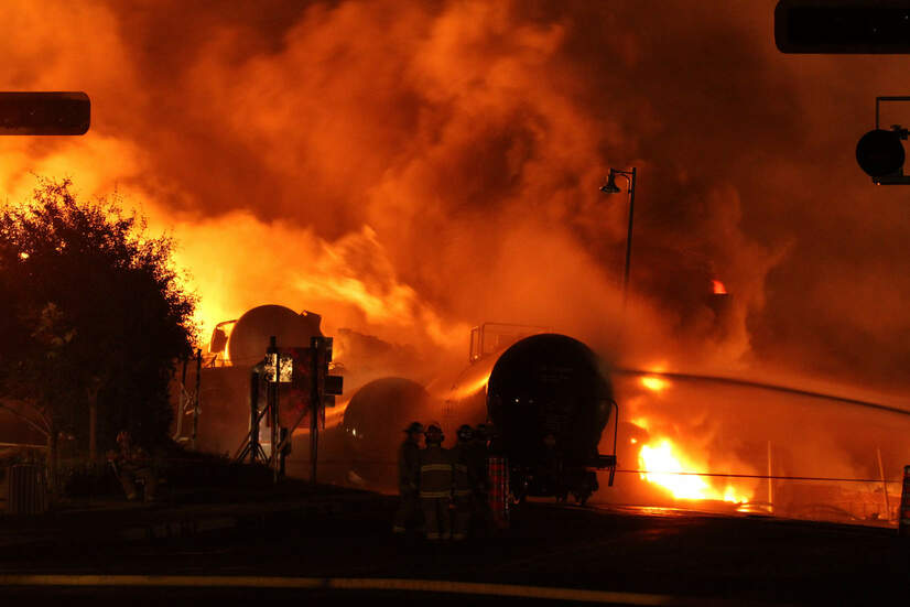 Lac-Megantic oil train explosion